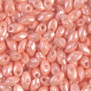 Miyuki long Magatama beads 4x7mm - Opaque salmon LMA-429